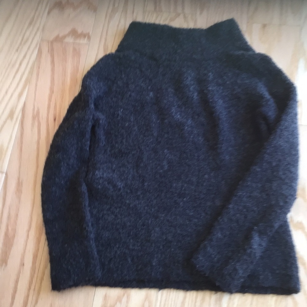 Anthropologie Moth heathered gray sweater Sz XS